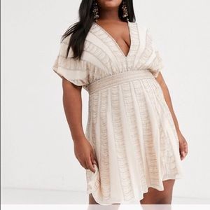 ASOS Curve Embellished Mini Skater Dress